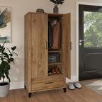Meuble d'entrée haut Somerset avec portes et tiroir de Bush Furniture