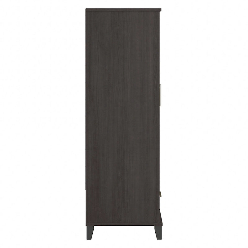 Meuble d'entrée haut Somerset avec portes et tiroir de Bush Furniture