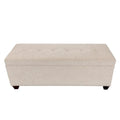 Banc de rangement relevable Camel & Stone – Capitonnage, double compartiment