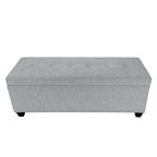 Banc de rangement relevable Camel & Stone – Capitonnage, double compartiment