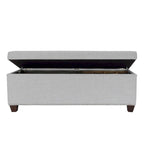 Banc de rangement relevable Camel & Stone – Capitonnage, double compartiment