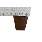 Banc de rangement relevable Camel & Stone – Capitonnage, double compartiment