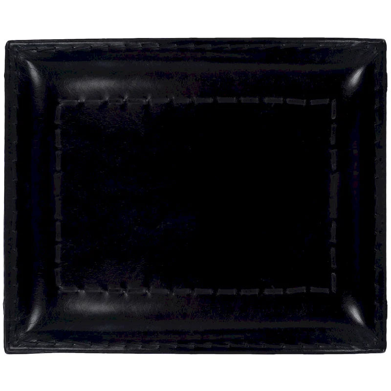 Tabouret en cuir Melton "Butler" fait à la main (Inde)