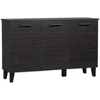 Meuble de rangement de cuisine HOMCOM, buffet avec étagère réglable, bar à café pour salon, salle à manger