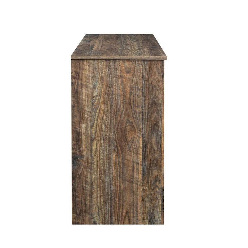 Buffet de rangement 2 portes, blanc/chêne/marron/espresso, MDF E1