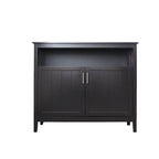Buffet de rangement 2 portes, blanc/chêne/marron/espresso, MDF E1