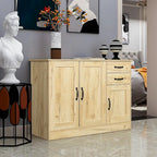 Buffet de rangement 2 portes, blanc/chêne/marron/espresso, MDF E1