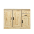 Buffet de rangement 2 portes, blanc/chêne/marron/espresso, MDF E1
