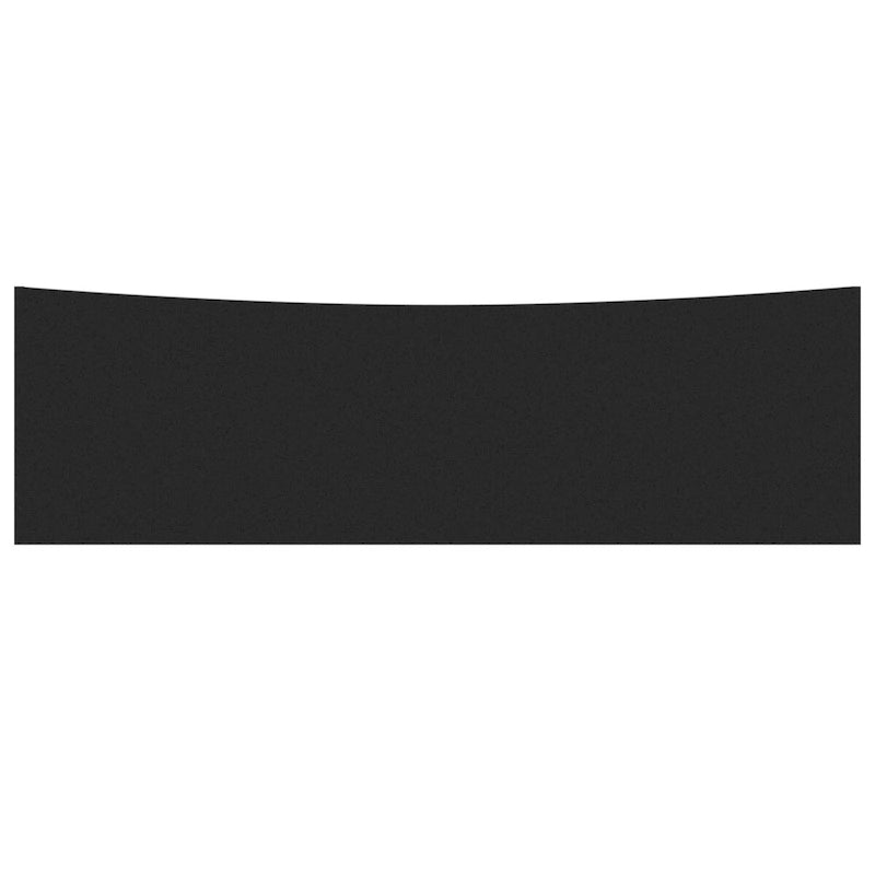 Meuble de rangement incurvé à 3 portes Beige/Noir avec étagères réglables