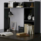 Étagère de bureau noire, pour un seul utilisateur