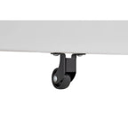 Caisson de classement mobile blanc à 3 tiroirs avec 5 roulettes, utilisateur unique, maison et bureau